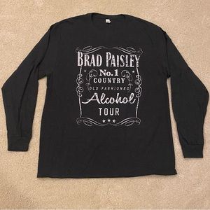 Brand new without tags XL Brad Paisley tour long sleeve t-shirt